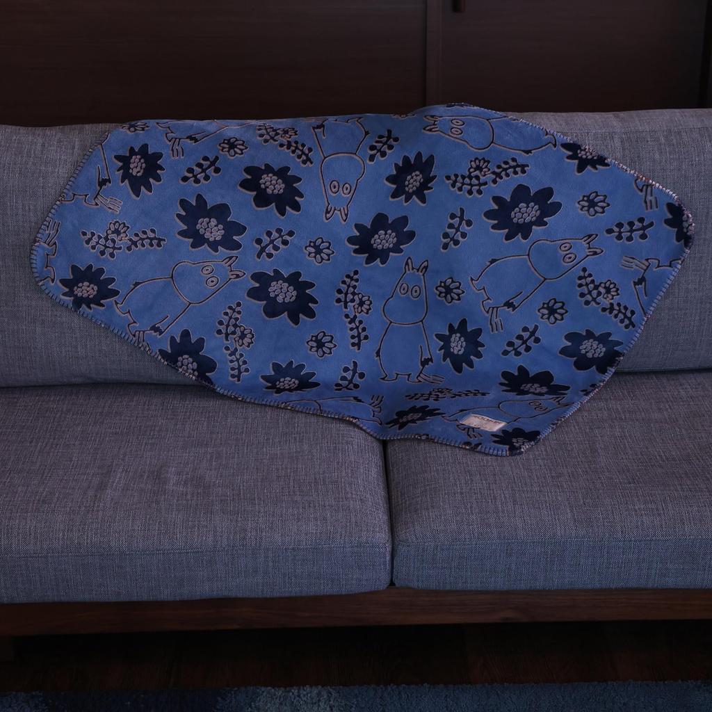 Marushin Moomin Winter Moomin 70cm H x 100cm Winterprodukt 1465005200 Decke, ca.. W, Niedlich, Flauschig, Stilvoll, Wärmer, Nummer