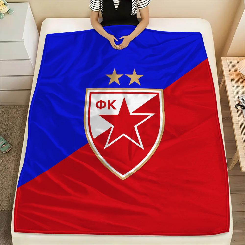 Crvena zvezda2 Flannel Blanket, High quality Comfortable for All Seasons, Home Decor, Warmth and Comfort