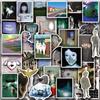 50 PZ Adesivi Estetici Dream Core Opere d'Arte Graffiti Chitarra Telefono Cellulare Laptop Decorativi Impermeabili