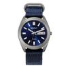 BERNY Men's Titanium Analog Quartz Watch, Japanese VJ53 Movement, 10 ATM Waterproof, Sapphire Glass, Super Luminous, Calendar, Blue Dial