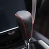 Car Gear Shift Knob Collar Leather Protective Cover for Nissan Qashqai J11 2016-2020 X-Trail T32 2014-2026 AT