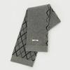 Argyle Scarf Charcoal