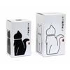 Artha Soy Sauce Dispenser, Cat Design, White, Small, 40ml, with Drip-Resistant Spout, Porcelain, AR0604345