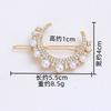 Pearl Hairpin, Advanced Sense, Exquisite Women'S English Alphanumeric Text Hairpin, Female Side Clip, Word Clip