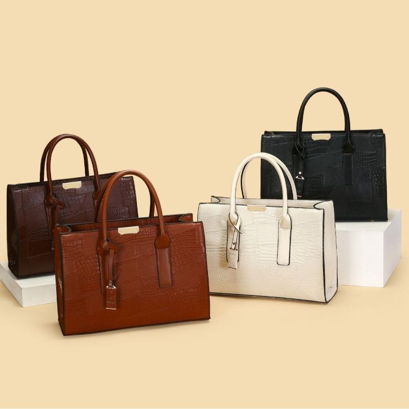 Bags Women's Premium Textured Commuter Handbags Large Capacity Fashion Women's Shoulder Bags