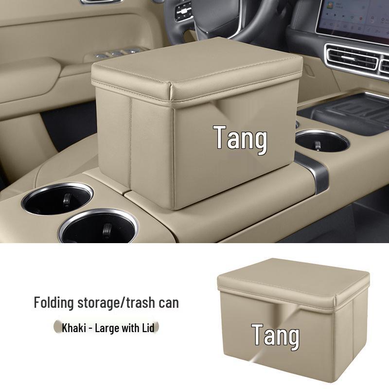 Foldable Car Trash Can and Storage Bag for BYD Tang EV/PRO/PLUS/L
