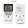 EU/US/UK Electronic Digital Timer Switch Programmable 220V 110V Kitchen Plug Socket Timing Outlet Random Coutdown 12/24hr Timer