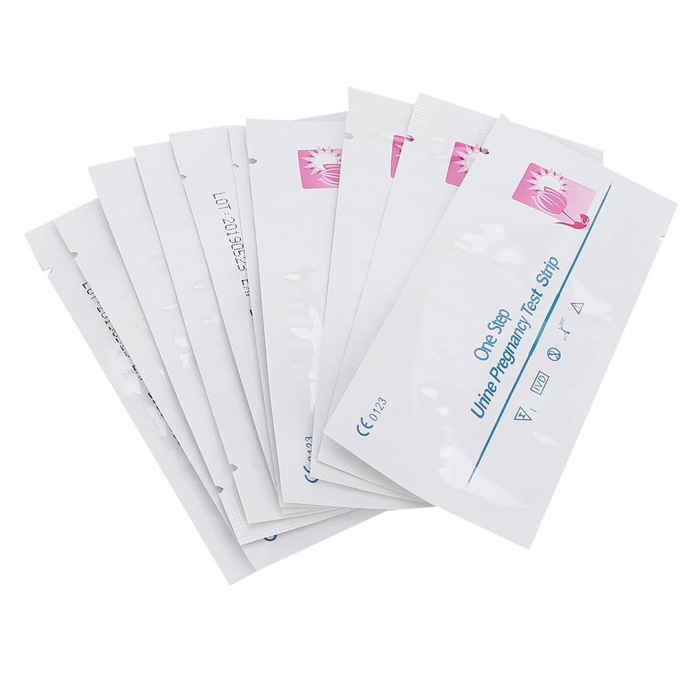 

10Pcs Household Early Pregnancy Test Strips HCG Urine Testing Early Pregnancy Test