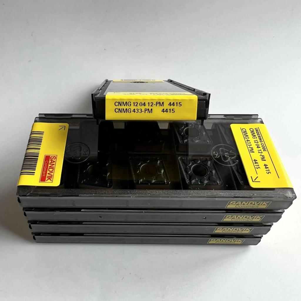 Original Sandvik / CNMG120412-PM 4415 / CNC lathe carbide blade 10 PCS