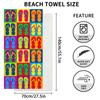 Beach Towel; Ultra-fine Fiber Printed Bath Towel Blanket Blanket