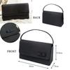 Harujio Black Formal Perfect for and Black Formal Formal Bag for and Ceremonies Bag, Weddings, Funerals, Ceremonies, Women's Handbag, Bag, Weddings,