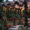 Gothic Style Maple Leaf Garland Lifelike Artificial Plant  Christmas Decor