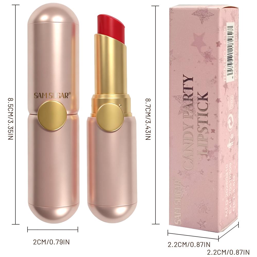 Matte Lipstick Long Lasting Waterproof Velvet Lipstick Capsule Lipstick Korean Makeup Nude Red Lip Stick for Women