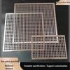 304 Stainless Steel Thickened Perforated Grill Net - Food Grade Rectangle Barbecue Grate