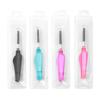 Portable Eyebrow Eyelash Shaper Eyelash Comb Double Head Eyebrow Brush Makeup Grooming Tool Foldable Mascara Brush