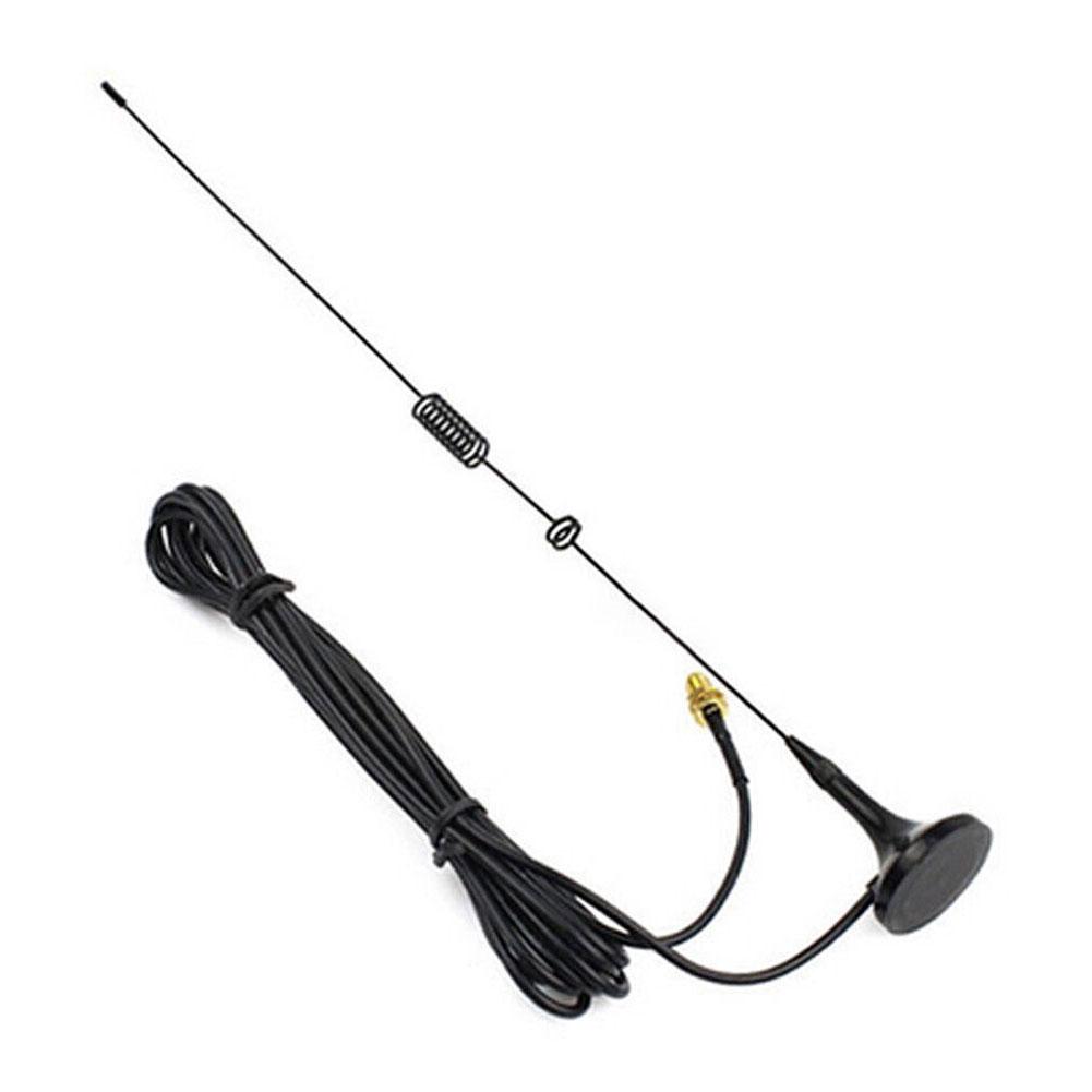 

Антенна VHF UHF, двухсторонняя, двухдиапазонная, с усилением 3 дБи, SMA, гнездо, магнитное основание для портативного узла Lorawan Baofeng, автомобильное радио, рация чёрный