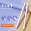 3 In 1 Universal Stylus Pen Pencil for iPad Samsung Huawei No Charging Phone Tablet Pen Screen Touch Pencil