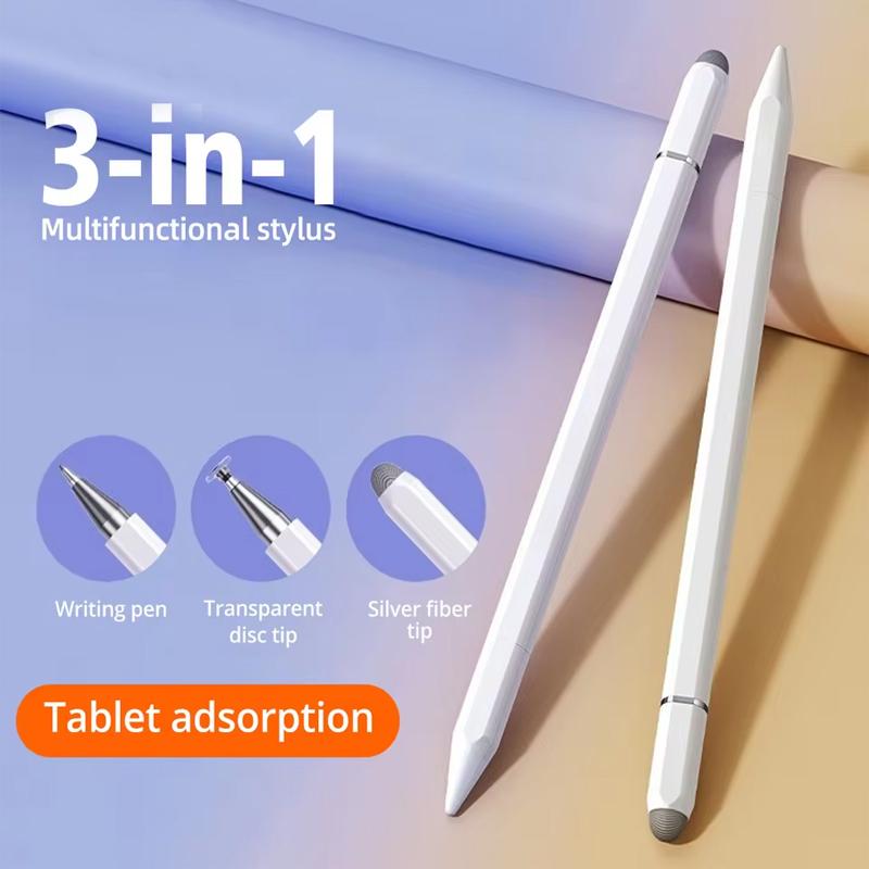 3 in 1 Universal Stylus Pen Pencil for iPad Samsung Huawei No Charging Phone Tablet Pen Screen Touch Pencil