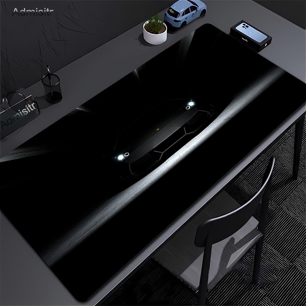 Japan Sportwagen Großes Schwarzes Mauspade Büro Gamer Tastatur Schreibtischmatte Natürliches Gummi Mauspade Speed Schreibtischmatte Anime Verriegelte Kante Pad