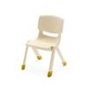 Child's Anti-Slip Backrest Dining Chair - Thickened Household Plastic for Toddlers & Kindergarten