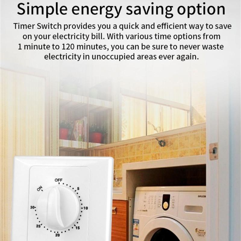 Mechanical Countdowns Timers Switches Automatic Power Close Mechanical Light Switches Time Control Switches  Easy to Use