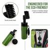 Press-Type Club Cleaning Brush Water Spray Club Washer Portable Golf Brush  Club Head Grooves
