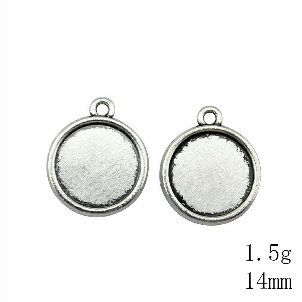 Back To School Jewelry And Accessories Fit Round 16mm Glass Cabochon Base Setting Tray Accessories Parts Items Accessories Accessories