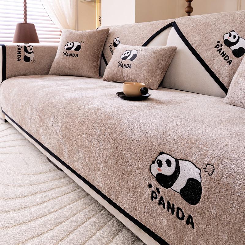 Sofa cushion four seasons universal non-slip cover 2025 new modern simple sofa cover all-inclusive straight seat cushion