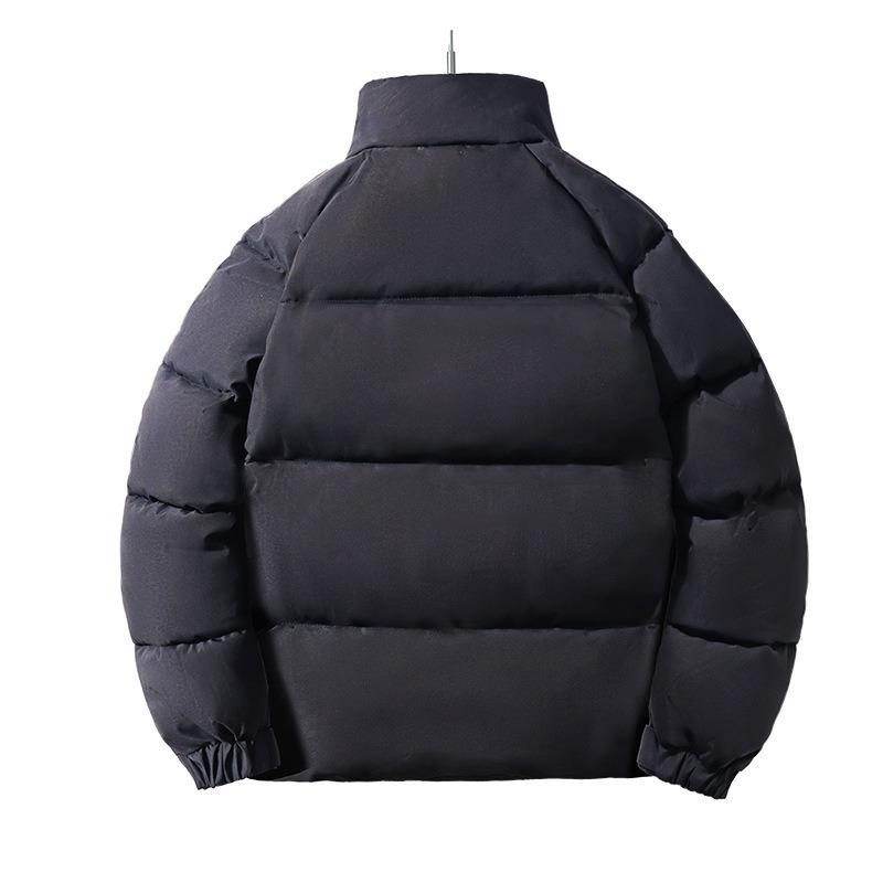 Padded-on Men's New Winter Feather Cotton-padded Clothes Couple Bread Cotton-padded Jackets Light and Thickened Winter Jackets