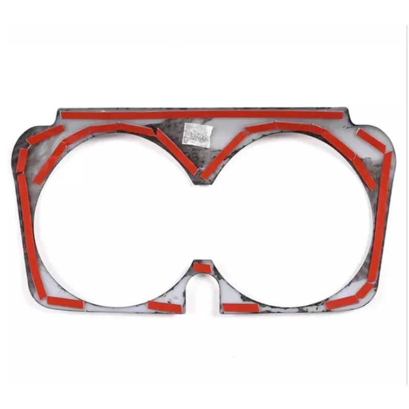 For Mercedes Benz V Class W447 V260 250 2015- Car Centre Water Cup Holder Frame Cover Trim Sticker Auto Interior Accessories