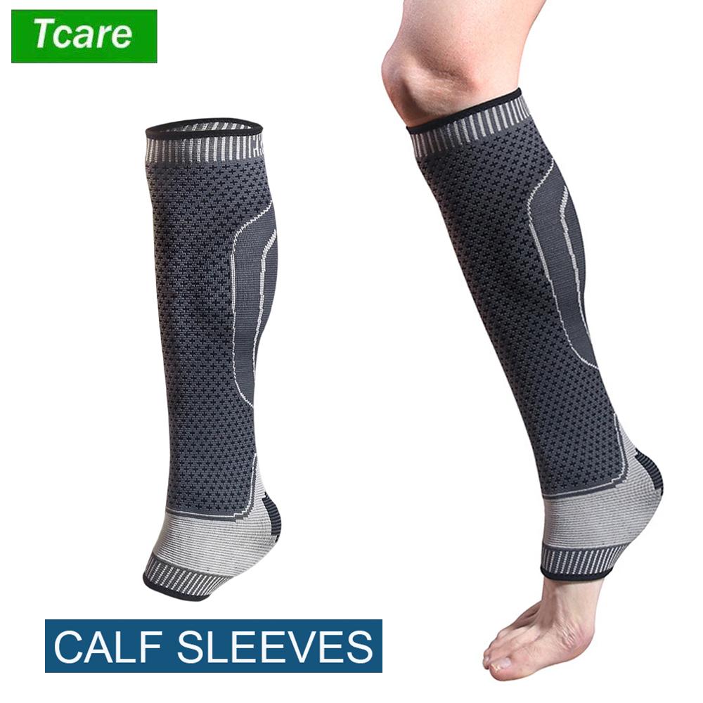 Tcare Calf Compression Sleeves For Varicose Veins Shin Splint Pain Relief Recovery Support Leg Socks 1 Pcs