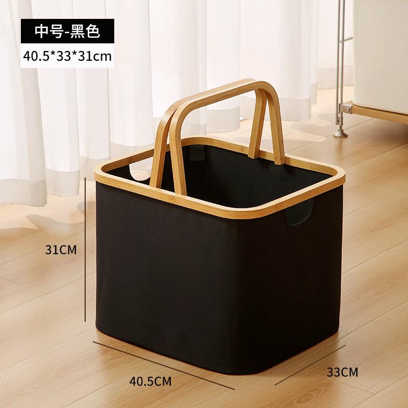 Baskets For Organizing Clothes Hampers For Laundry With Wood Handle Storage Baskets  Shelves Large Basket Clothing Washing