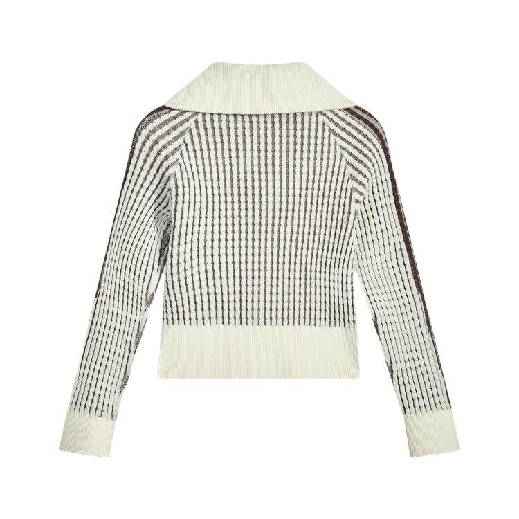 Puma T7 Sweater Short Collar Casual Zip Knit Top Women tops 637439-87