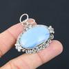 Pandantiv din Piatră Prețioasă Opal Albastru Owyhee Natural Bijuterii din Argint Sterling 925 Pentru Fete