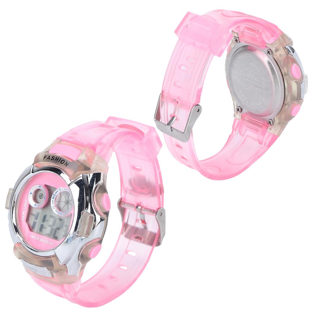 Kids Watch Multifunctional Outdoor Sports Digital Electronic Watches for ChildrenPink