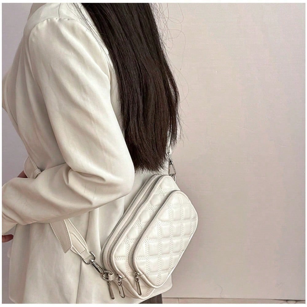 Rhombus Bag Women's Shoulder Messenger Bag Women's Small Square Bag Bags