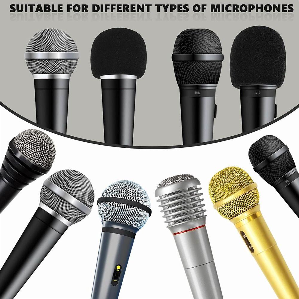 Shakeproof Microphone Anti-Slip Base Soft Mic Non-Skid Ring Silicone Ring Wired/Wireless Mic