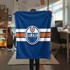 Edmonton Oilers Flannel Blanket, High quality Comfortable for All Seasons, Home Decor, Warmth and Comfort