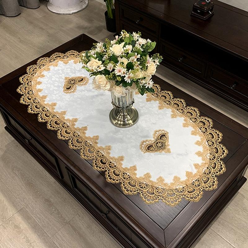 Lace Tablecloth for Table Wedding Table Decoration Table Decoration and Accessories Kitchen Desk Tablecloth Room Decor