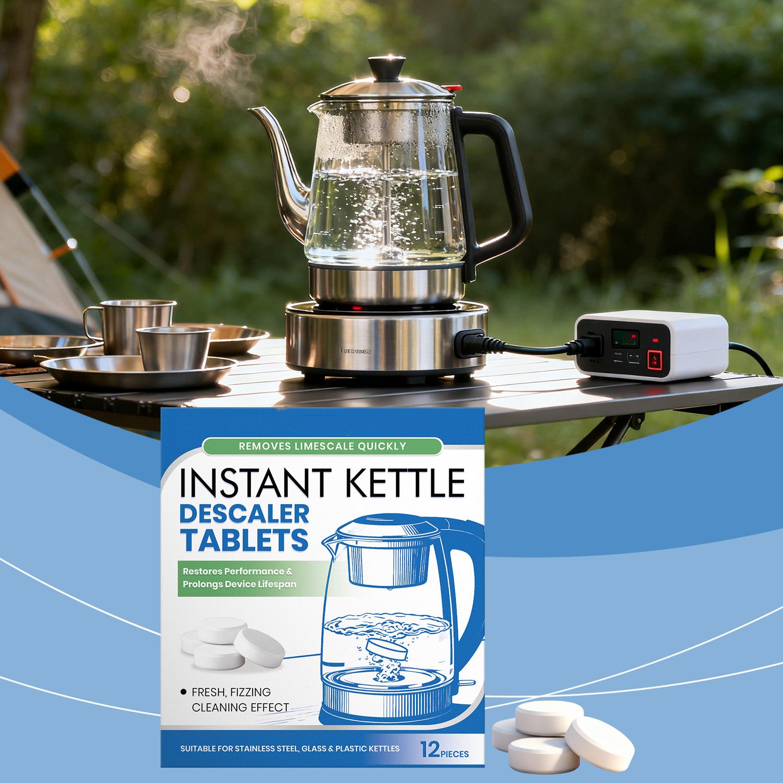 Таблетки для декальцинации котла, Очистители для котла, удаляющие отложения жесткой воды, Эффективные таблетки для очистки бутылок для воды One Size