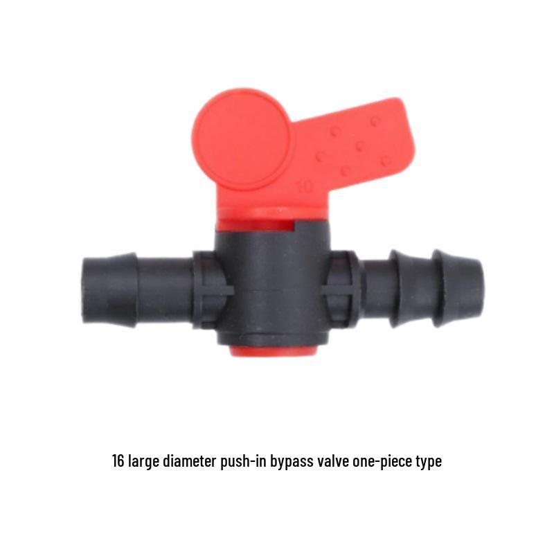 PE Pipe Direct Valve for Gardening and Greenhouses - Large and Small Opening Bypass Valve