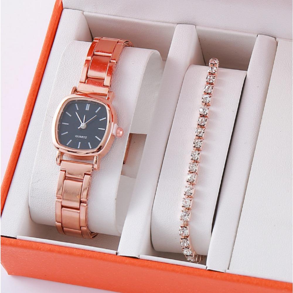 Quartz Watch Gypsy Ladies Full Diamond Steel Belt Quartz Watch, Sparkling Roman Numeral Watch