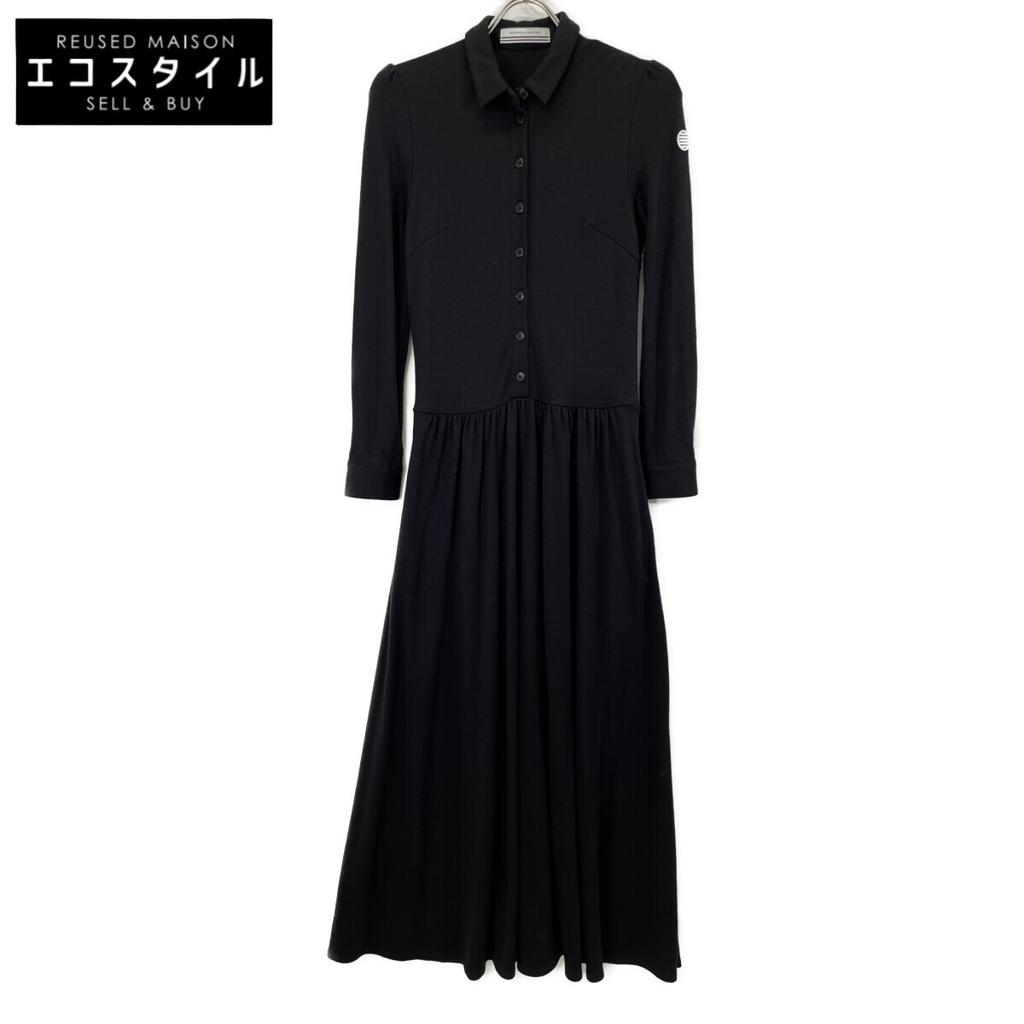 BORDERS At BALCONY BD2021-2K-12 Black Weekend Shirt Dress Maxi Dress Dress 36 blackUsed