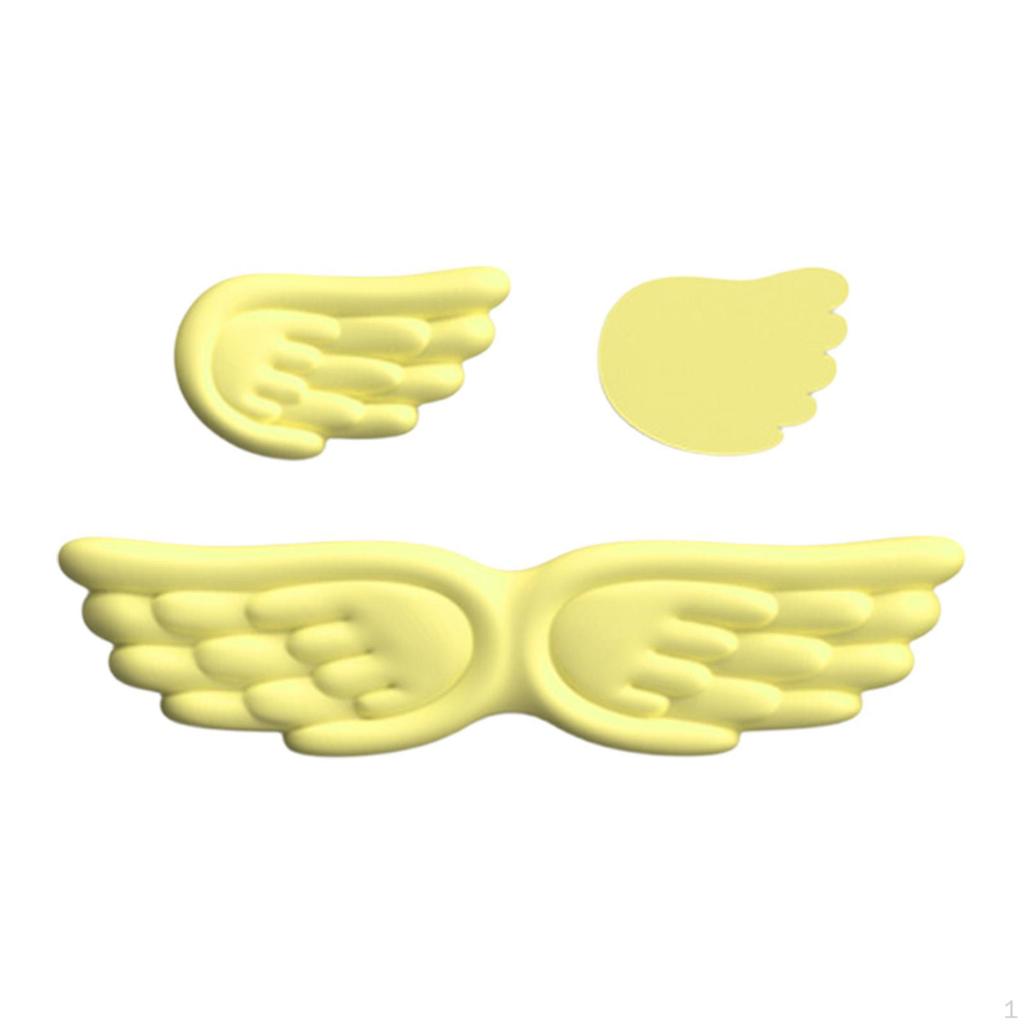Angel Wing Keyboard Mice Wrist Computer Arm Rest Nonslip Coaster Cushion for Game Typing Office