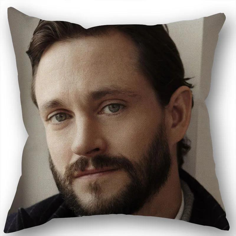Custom Hugh Dancy Pillowcase Wedding Decorative Cotton Linen Pillow Case For Home Cushion Cover 45X45(One Sides)