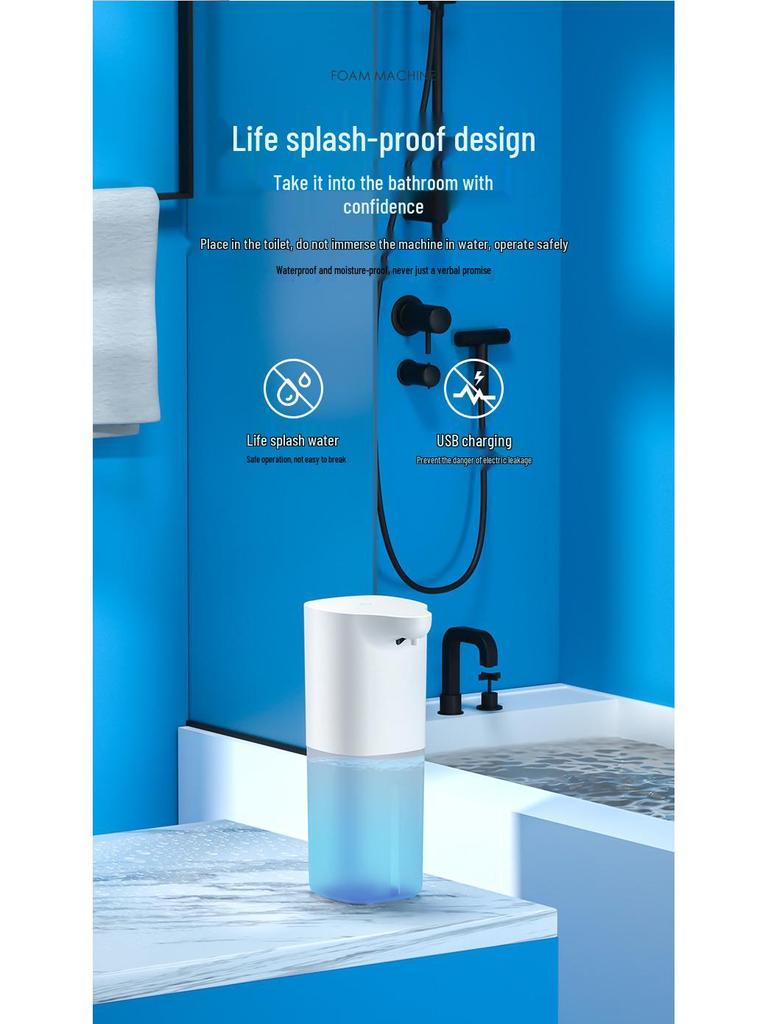 Rechargeable Automatic Touchless Soap Dispenser with Smart Induction Technology
