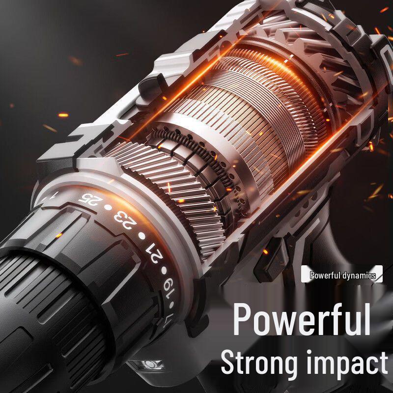 Electric Drill & Multifunctional Household Tool Set - Tool Box for Electricians & Woodworkers