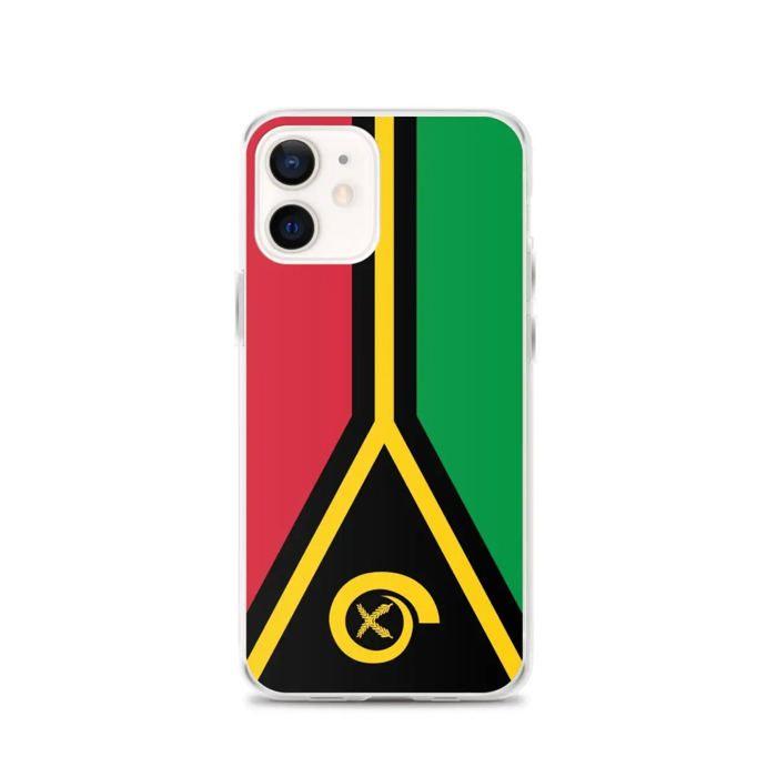 Coque Télephone Drapeau Vanuatu - iPhone 12