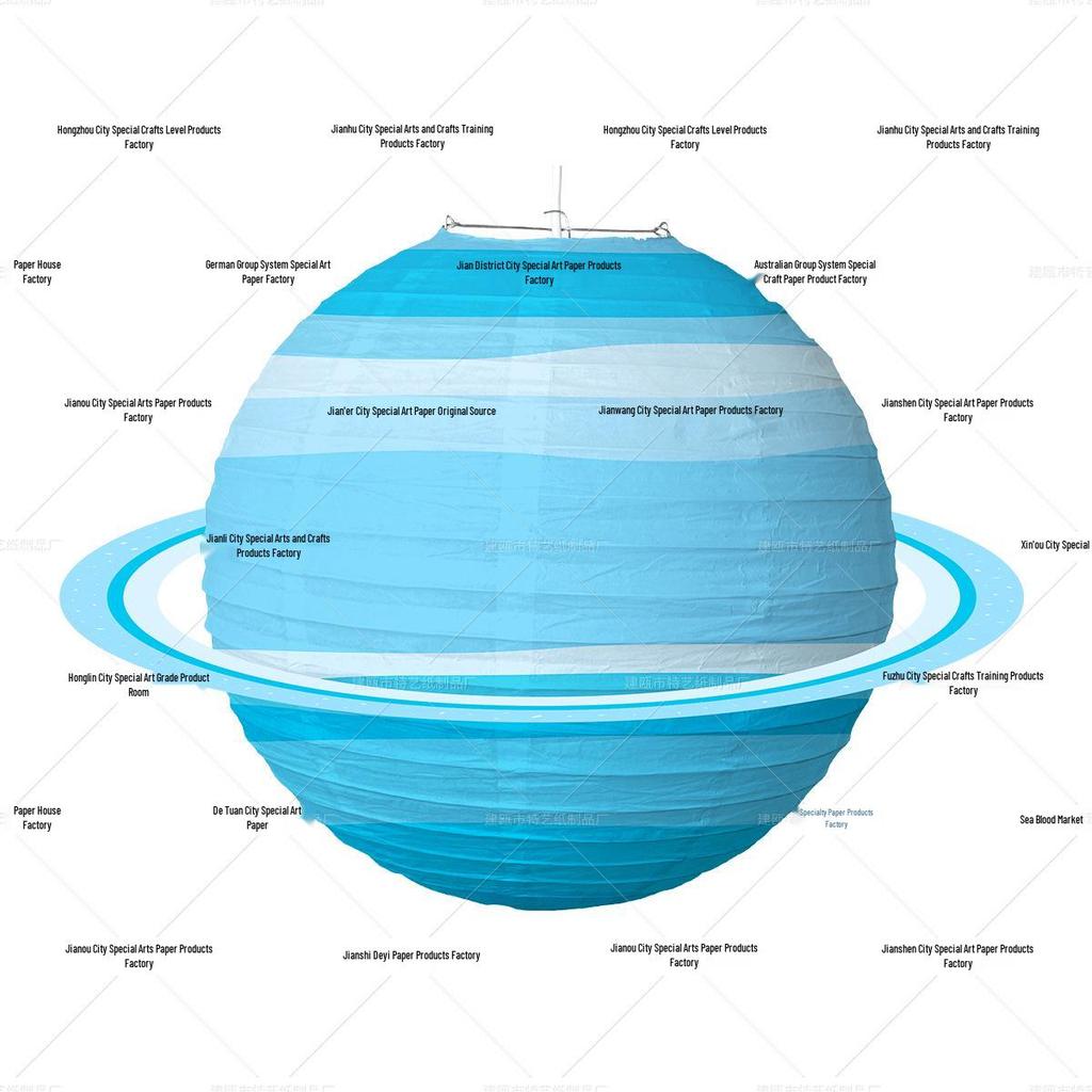 Starry Sky Planet Paper Lanterns for Kids' Parties and Festive Decorations