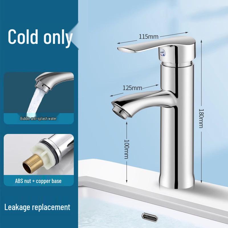 Dual Temperature Bathroom Faucet for Wash Basin